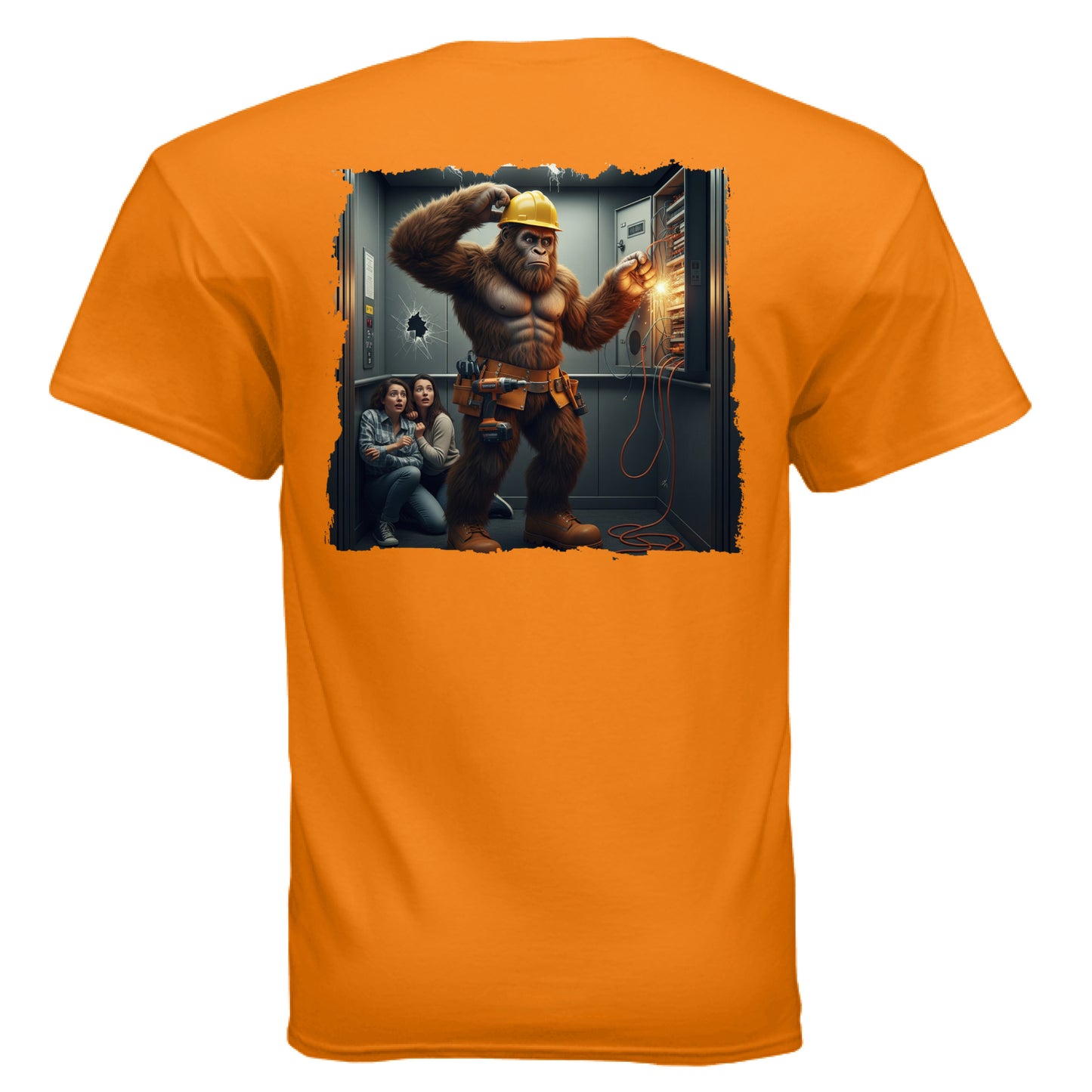 SAFETY ORANGE - BACK