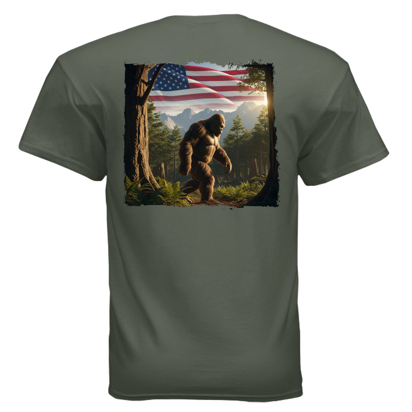 MILITARY GREEN - BACK
