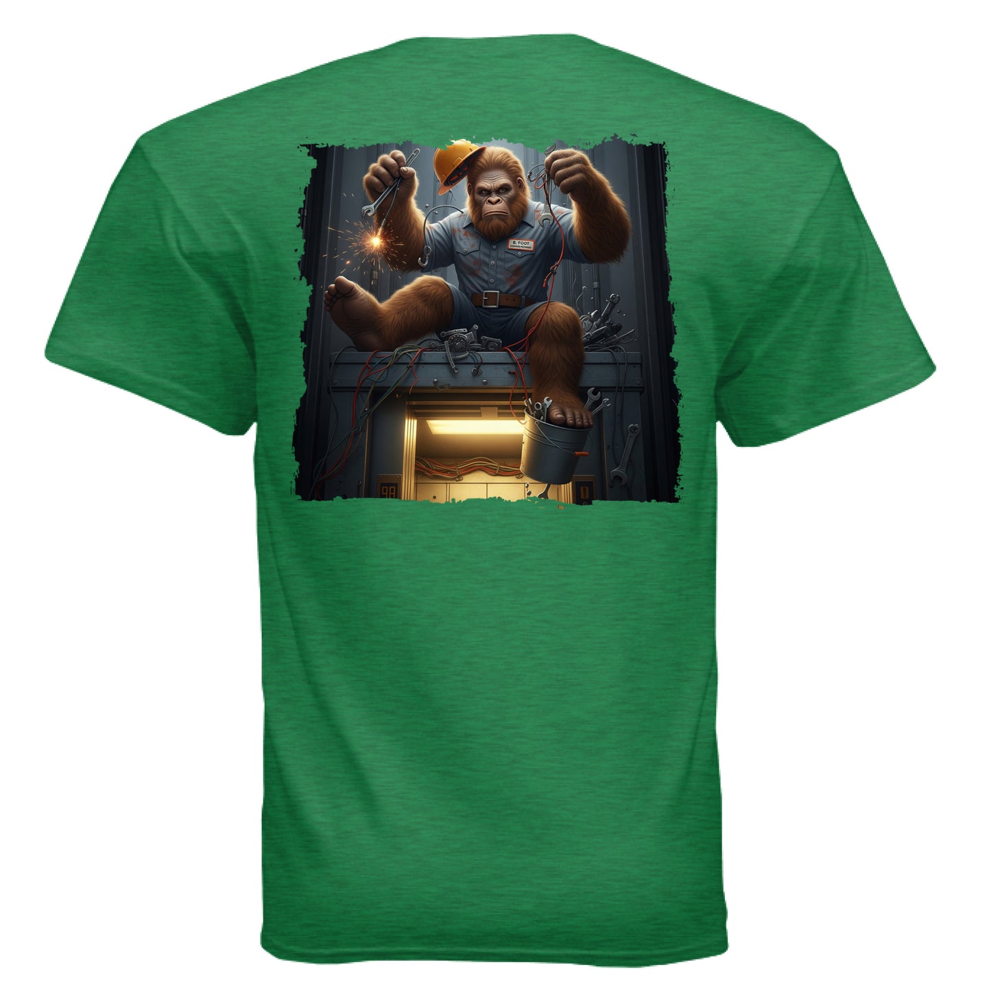 ANTIQUE IRISH GREEN - BACK