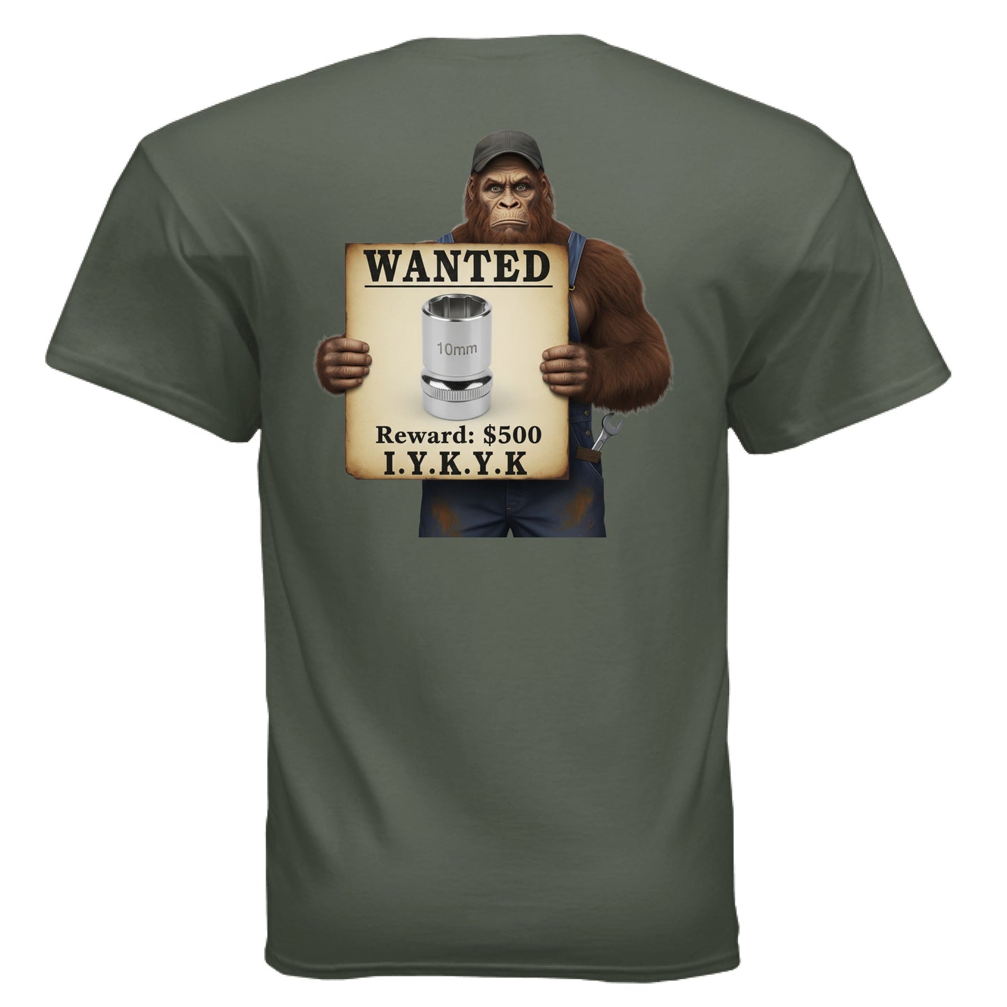 MILITARY GREEN - BACK