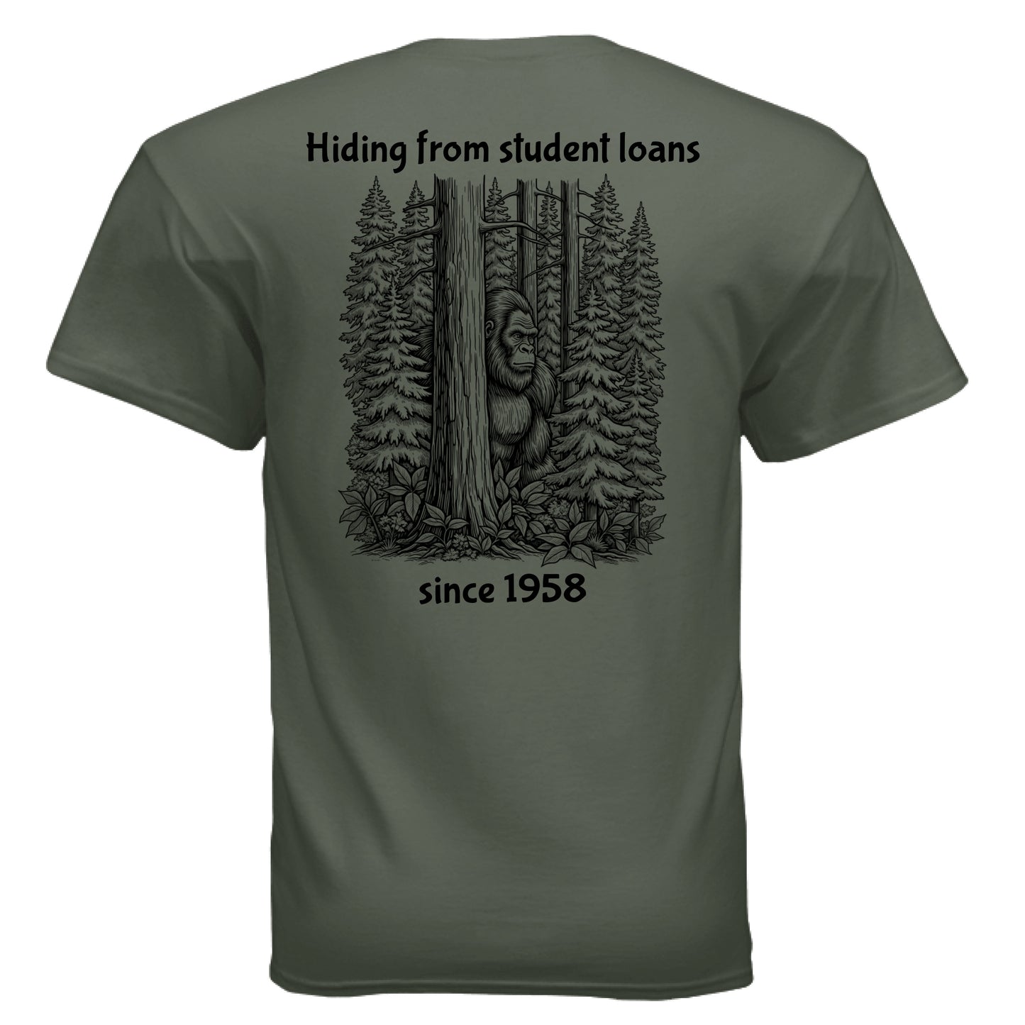MILITARY GREEN - BACK