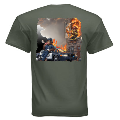 MILITARY GREEN - BACK