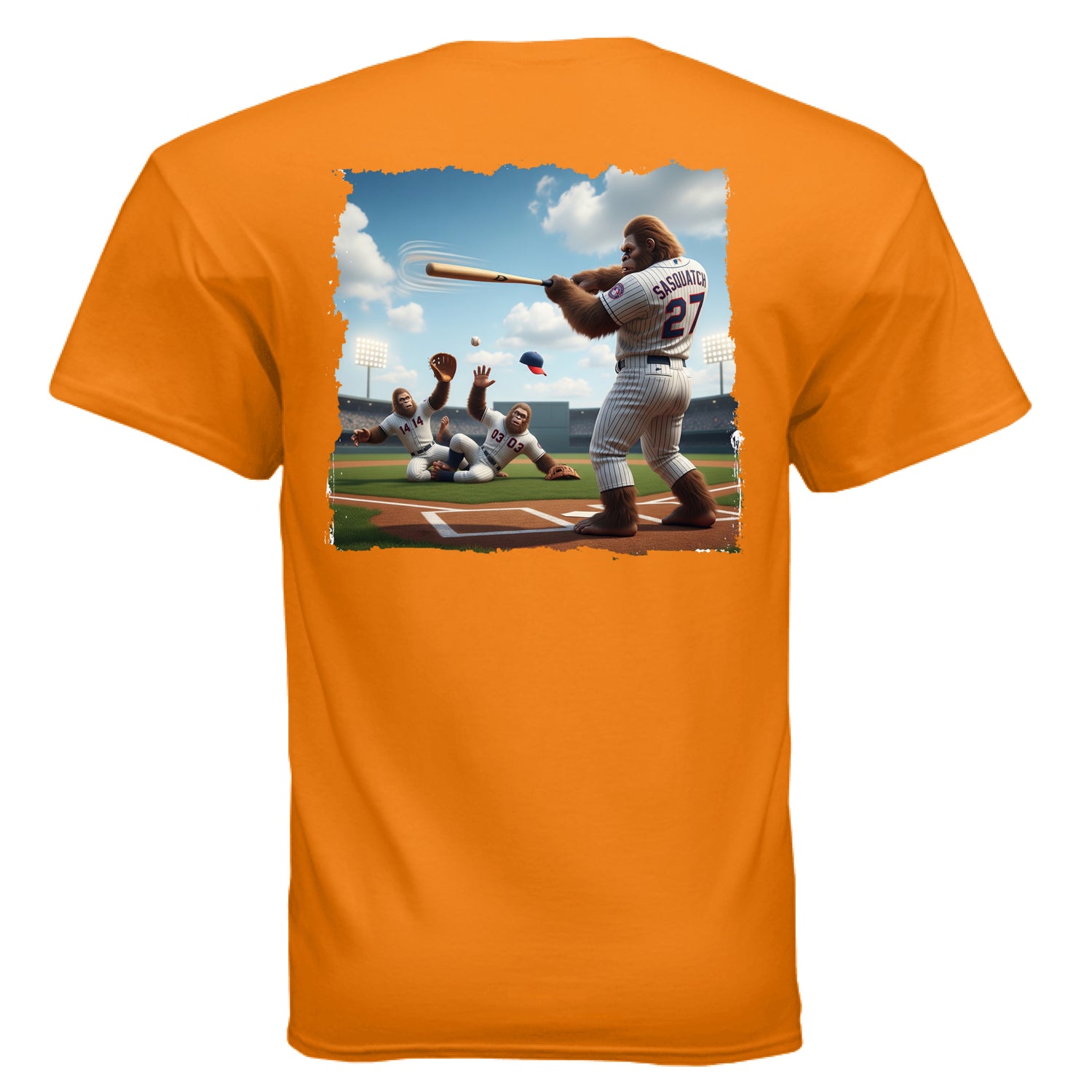 SAFETY ORANGE - BACK
