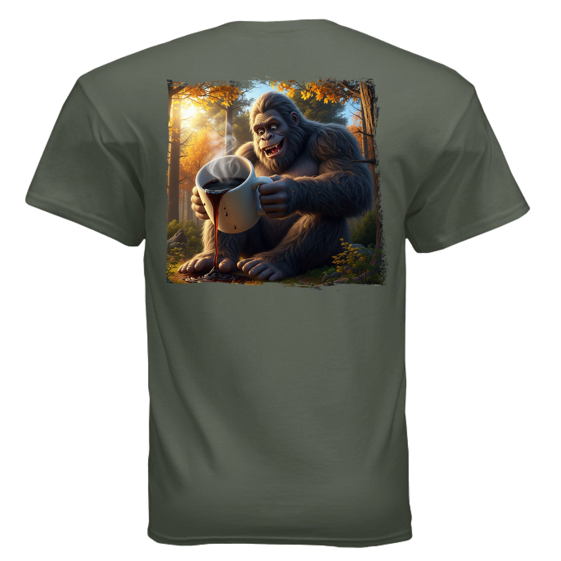 MILITARY GREEN - BACK