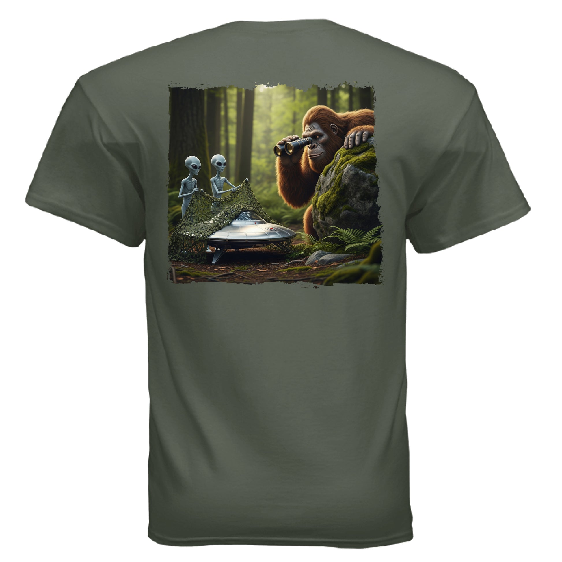 MILITARY GREEN - BACK