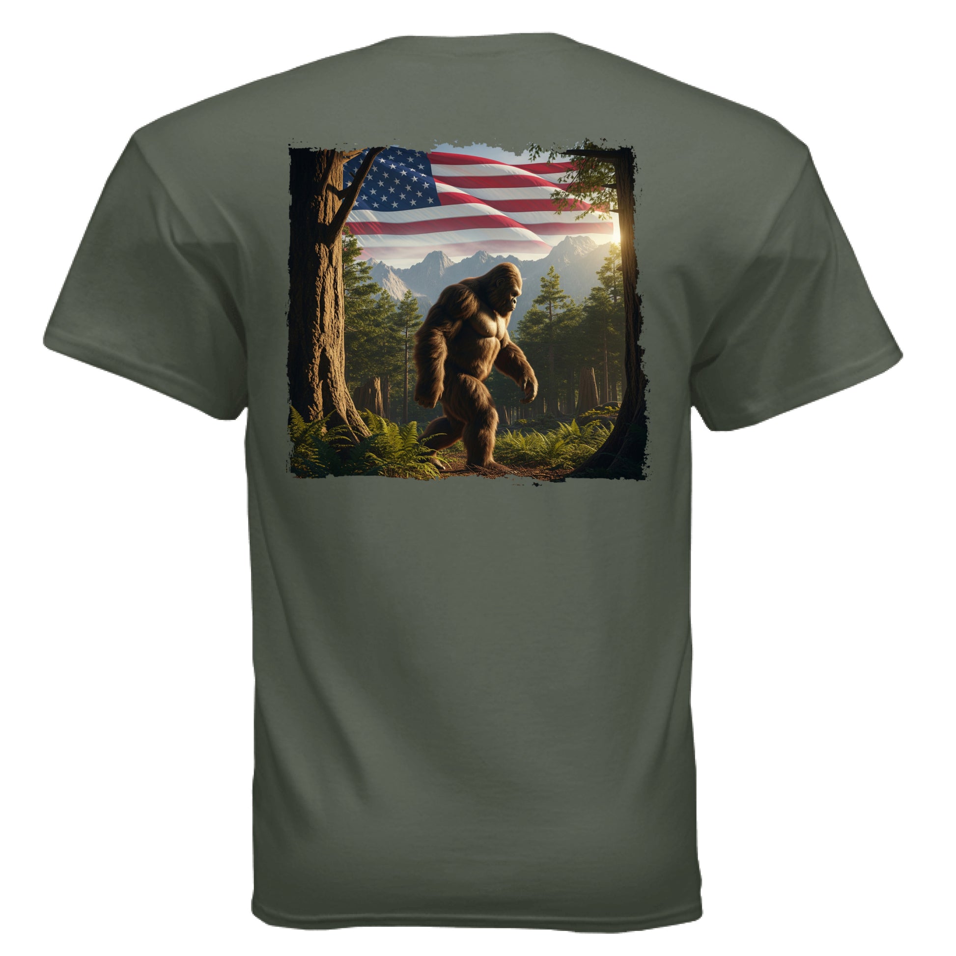 MILITARY GREEN - BACK