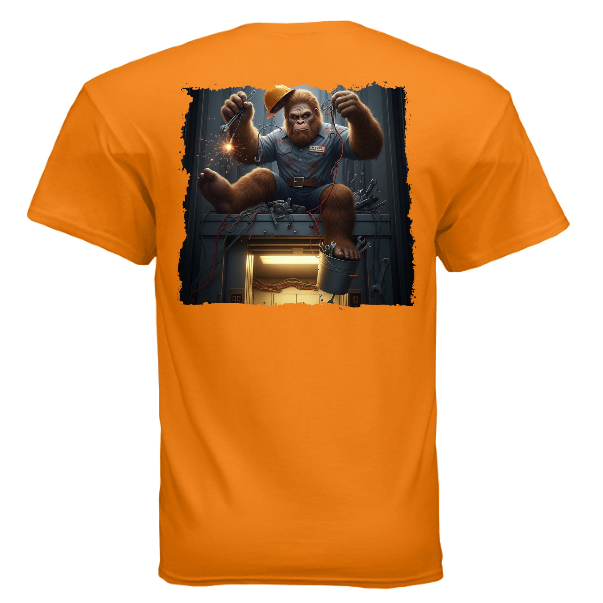 SAFETY ORANGE - BACK