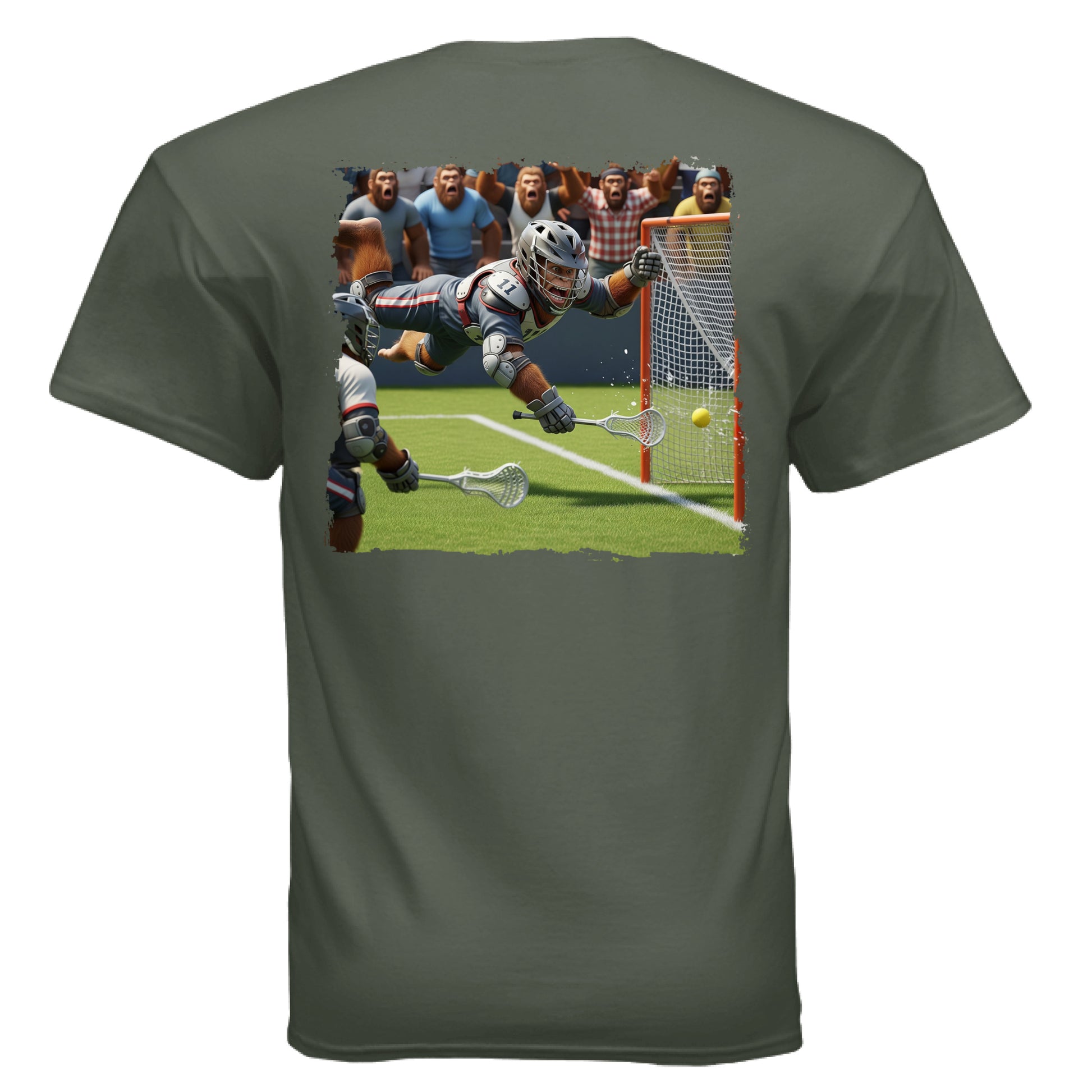 MILITARY GREEN - BACK