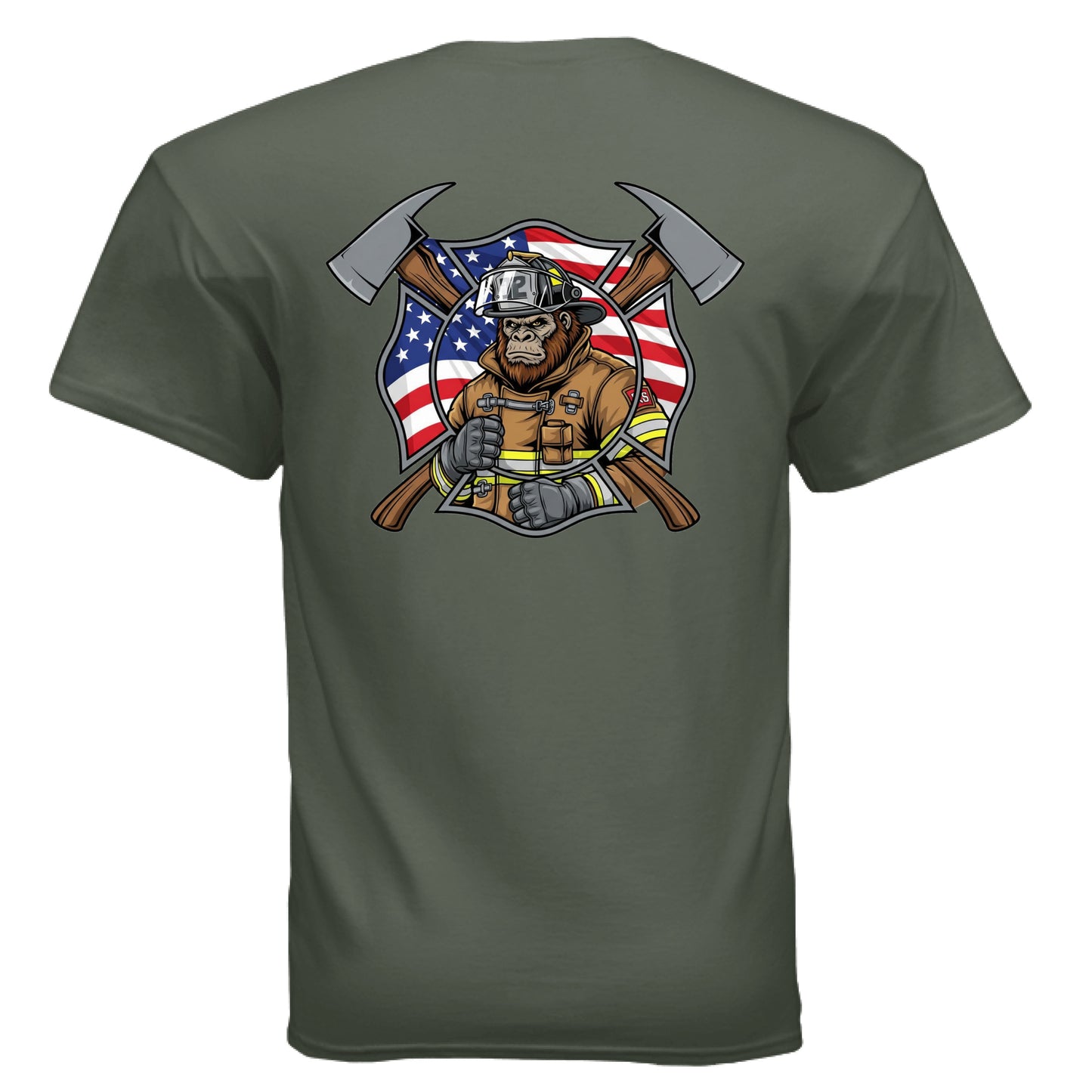 MILITARY GREEN - BACK