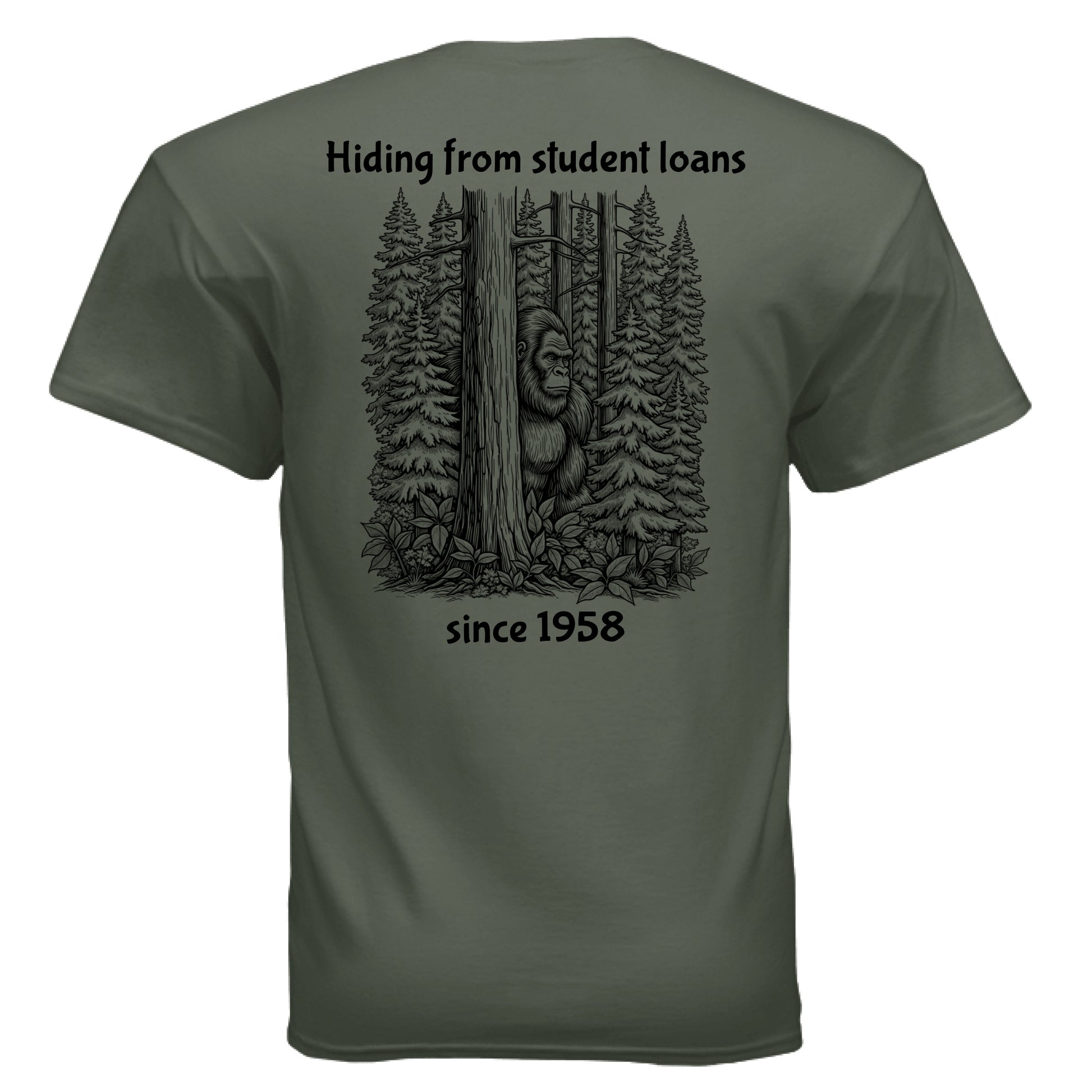 MILITARY GREEN - BACK